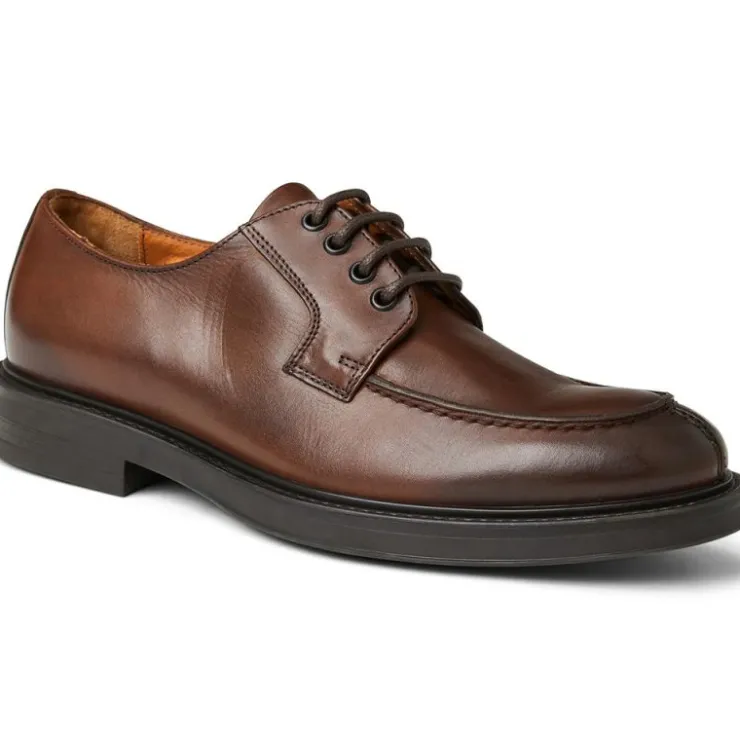 Store Bruno Magli Tyler Split Toe Leather Oxford Cognac