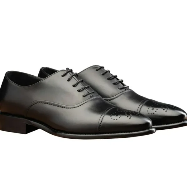calzoleria_toscana__cap_t_1.webp Cheap Calzoleria Toscana 2361 Cap Toe Oxfords Black