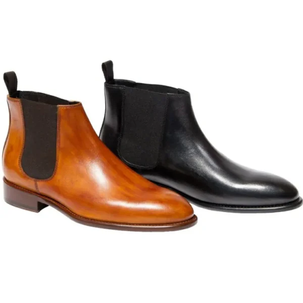 calzoleria_toscana__chels_0.webp Online Calzoleria Toscana 1396 Chelsea Boots Chestnut