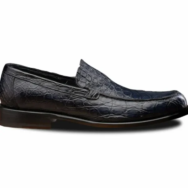 calzoleria_toscana__croco_0-4.webp Hot Calzoleria Toscana 5034 Crocodile Loafers Ocean Blue OceanBlue