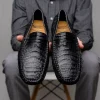 Clearance Calzoleria Toscana 4551 Crocodile Driving Shoes Black