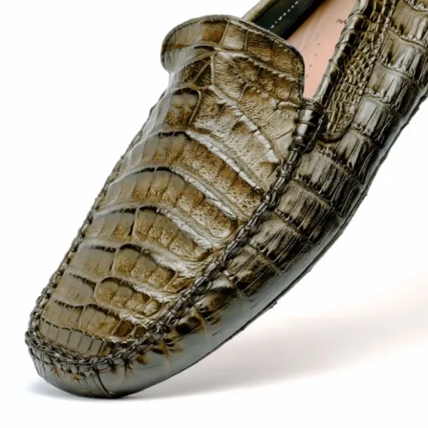 calzoleria_toscana__croco_3-6.webp Clearance Calzoleria Toscana 4551 Crocodile Driving Shoes Rope