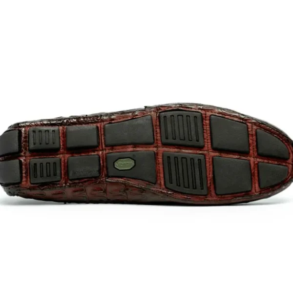 calzoleria_toscana__croco_3.webp Outlet Calzoleria Toscana 4551 Crocodile Driving Shoes Dark Brown DarkBrown