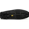 Clearance Calzoleria Toscana 4551 Crocodile Driving Shoes Black