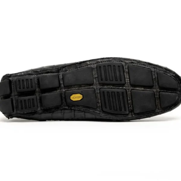 calzoleria_toscana__croco_4-4.webp Clearance Calzoleria Toscana 4551 Crocodile Driving Shoes Black