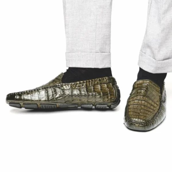 calzoleria_toscana__croco_6-6.webp Clearance Calzoleria Toscana 4551 Crocodile Driving Shoes Rope