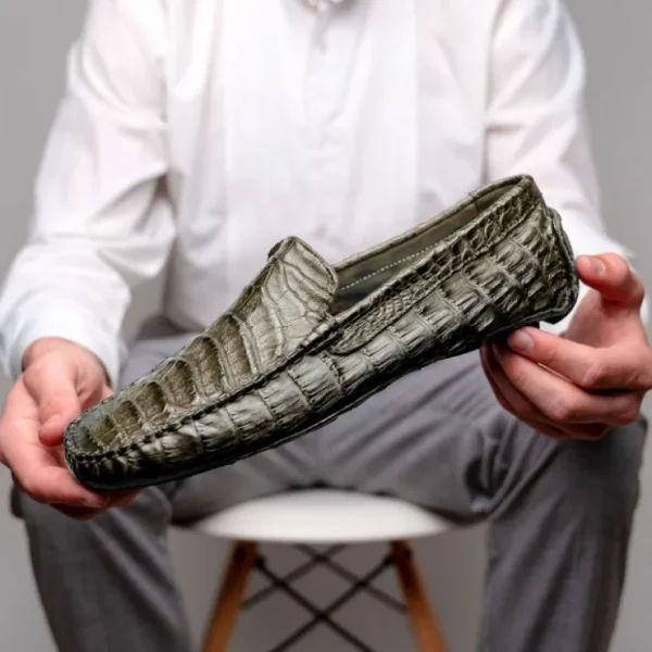 calzoleria_toscana__croco_8-6.webp Clearance Calzoleria Toscana 4551 Crocodile Driving Shoes Rope