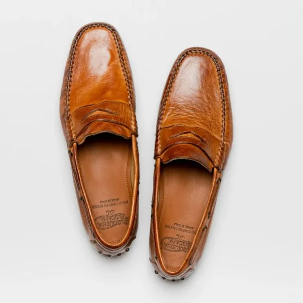 calzoleria_toscana__drivi_5-1.webp Discount Calzoleria Toscana 2515 Driving Loafers Brick