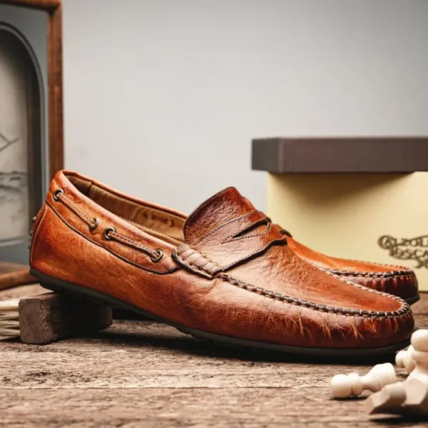 calzoleria_toscana__drivi_6-1.webp Discount Calzoleria Toscana 2515 Driving Loafers Brick