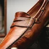 Discount Calzoleria Toscana 2515 Driving Loafers Brick