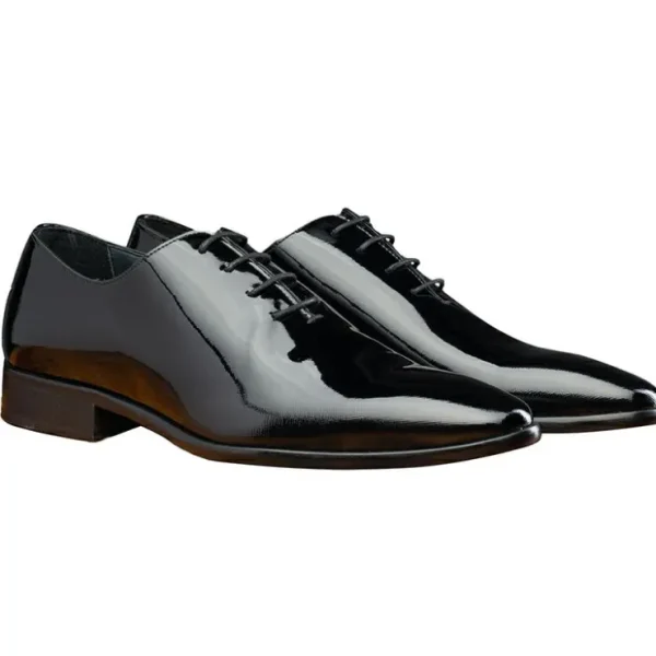 calzoleria_toscana__paten_1-1.webp Sale Calzoleria Toscana 4870 Patent Leather Oxfords Dark Blue DarkBlue