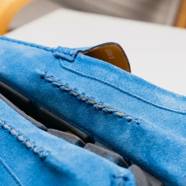 calzoleria_toscana__venet_8.webp Hot Calzoleria Toscana 5303 Venetian Suede Driving Loafers Denim