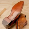 Outlet Calzoleria Toscana 5373 Woven Oxfords Chestnut