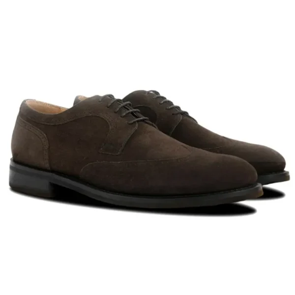 calzoleria_toscana_cascia_1.webp Clearance Calzoleria Toscana Cascia Suede Wingtip Dress Shoes Brown