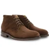 Clearance Calzoleria Toscana Croci Suede Ankle Demi Boot Brown