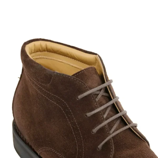 calzoleria_toscana_croci__3.webp Clearance Calzoleria Toscana Croci Suede Ankle Demi Boot Brown