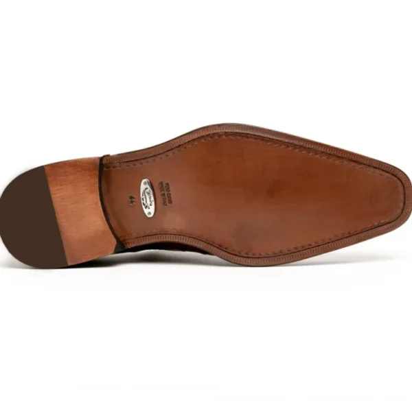 Cheap Calzoleria Toscana David 6153 Nile Crocodile Shoes Cognac
