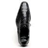 Cheap Calzoleria Toscana David 6153 Nile Crocodile Shoes Black