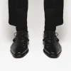 Cheap Calzoleria Toscana David 6153 Nile Crocodile Shoes Black