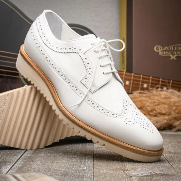 calzoleria_toscana_dongo__10.webp Online Calzoleria Toscana Dongo Calfskin Wingtip Derby White