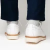 Online Calzoleria Toscana Dongo Calfskin Wingtip Derby White