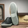 Online Calzoleria Toscana Enea Woven Loafers Black
