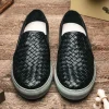 Online Calzoleria Toscana Enea Woven Loafers Black