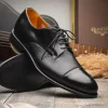 Flash Sale Calzoleria Toscana Lauro Cordovan & Deerskin Cap Toe Shoes Black