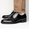 Flash Sale Calzoleria Toscana Lauro Cordovan & Deerskin Cap Toe Shoes Black
