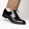 Flash Sale Calzoleria Toscana Lauro Cordovan & Deerskin Cap Toe Shoes Black