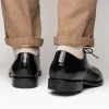 Flash Sale Calzoleria Toscana Lauro Cordovan & Deerskin Cap Toe Shoes Black