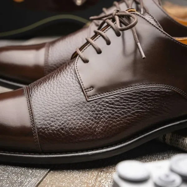 calzoleria_toscana_lauro__9-1.webp Cheap Calzoleria Toscana Lauro Cordovan & Deerskin Cap Toe Shoes Dark Brown DarkBrown