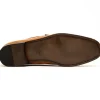 Outlet Calzoleria Toscana 3238-M Ostrich Dress Slip-On Cognac