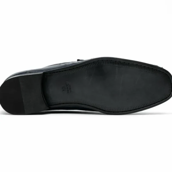 Best Sale Calzoleria Toscana 3238M Ostrich Bit Loafers Navy Blue NavyBlue