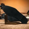 Best Sale Calzoleria Toscana 3238M Ostrich Bit Loafers Navy Blue NavyBlue