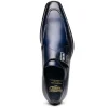 Best Sale Calzoleria Toscana Preci Calfskin Monkstrap Blue