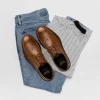 Hot Calzoleria Toscana Q255 Dip-Dyed Calfskin Wingtip Brown
