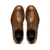 Hot Calzoleria Toscana Q255 Dip-Dyed Calfskin Wingtip Brown