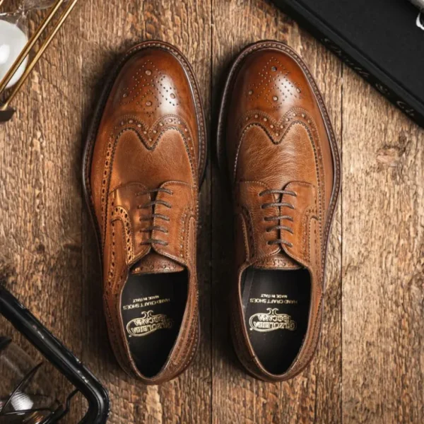 calzoleria_toscana_q_dipd_8.webp Hot Calzoleria Toscana Q255 Dip-Dyed Calfskin Wingtip Brown