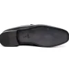 Store Calzoleria Toscana Q479 Parma Calfskin Penny Loafers Black