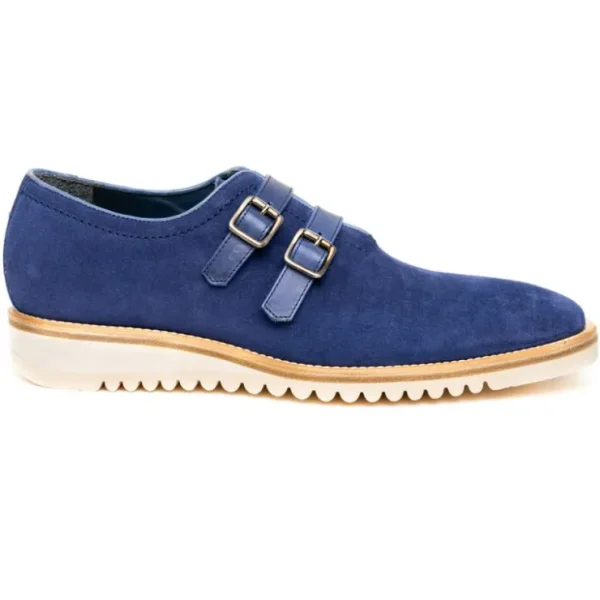 calzoleria_toscana_q_velo_0.webp Best Sale Calzoleria Toscana Q982 Velour Suede Monkstrap Blue