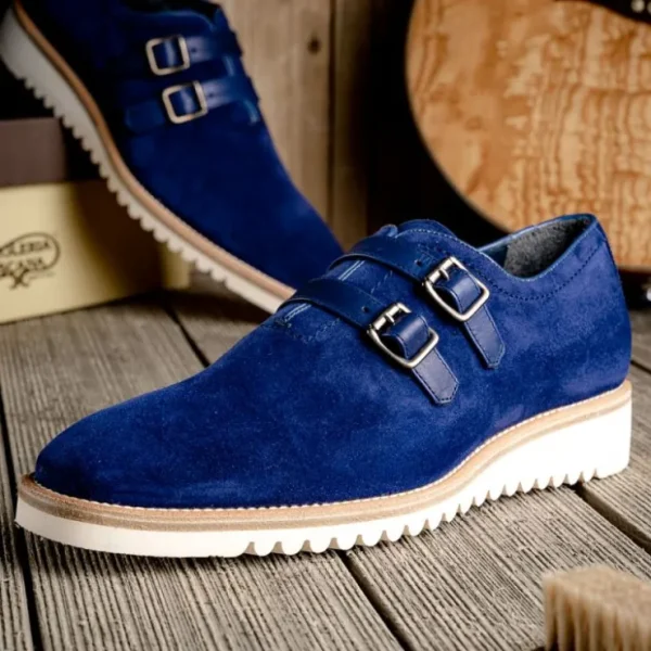 calzoleria_toscana_q_velo_3.webp Best Sale Calzoleria Toscana Q982 Velour Suede Monkstrap Blue