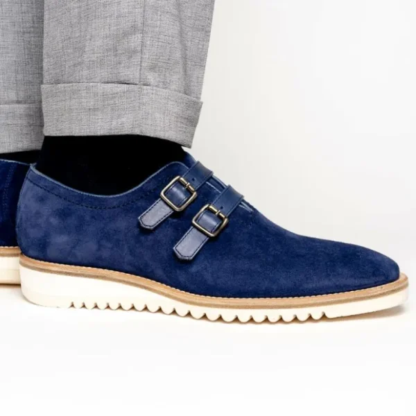 calzoleria_toscana_q_velo_8.webp Best Sale Calzoleria Toscana Q982 Velour Suede Monkstrap Blue