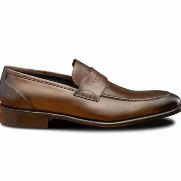 Clearance Calzoleria Toscana Q540 Wholecut Loafers Moor