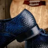 Discount Calzoleria Toscana Q978 Woven Wingtip Monkstrap Shoes Navy
