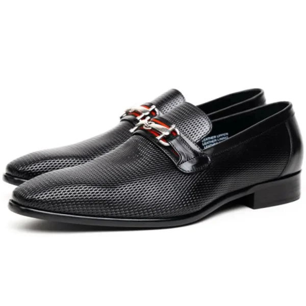 Online Calzoleria Toscana Z229 Parma Calfskin Bit Loafers Black