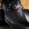 Online Calzoleria Toscana Z229 Parma Calfskin Bit Loafers Black