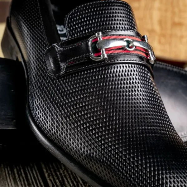 Online Calzoleria Toscana Z229 Parma Calfskin Bit Loafers Black