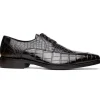 Discount Calzoleria Toscana Zucco Baby Nile Crocodile Derby Dark Brown DarkBrown