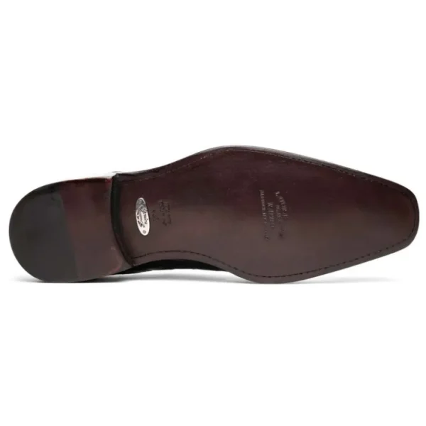 calzoleria_toscana_zucco__4-1.webp Discount Calzoleria Toscana Zucco Baby Nile Crocodile Derby Dark Brown DarkBrown
